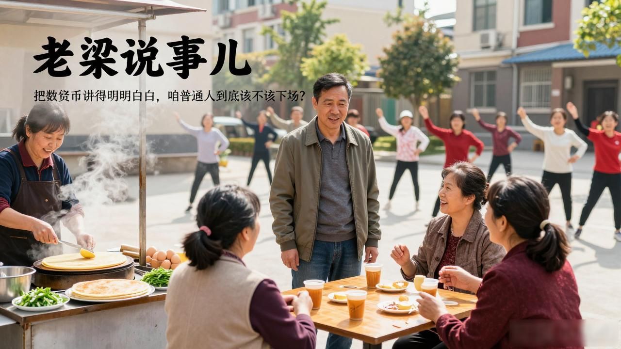 老梁说事儿把数字货币讲得明明白白，咱普通人到底该不该下场？
