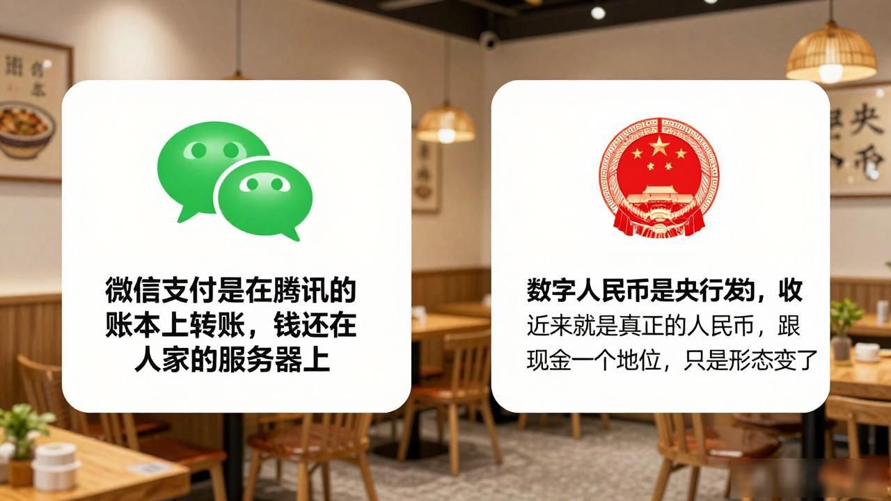 面馆微信支付 数字人民币 接收终端_微信支付和数字化货币