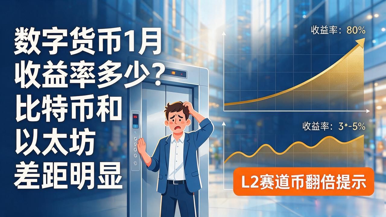 比特币以太坊一月收益率对比_2026年1月数字货币市场结构性行情分析_数字货币一月份收益率